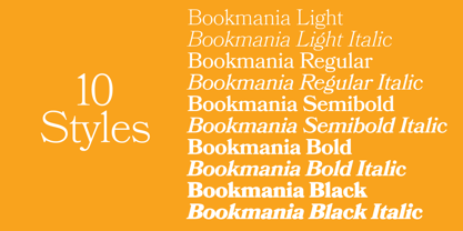 Bookmania Font Poster 3