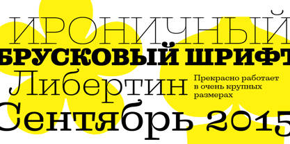 Liberteen Font Poster 8