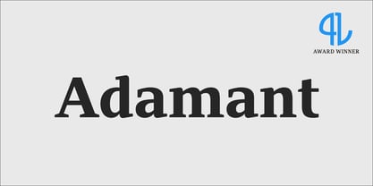 PF Adamant Pro Font Poster 1