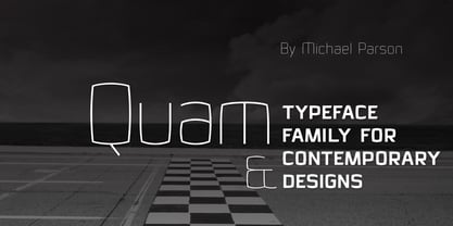 Quam Font Poster 1