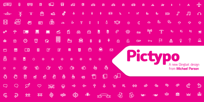 Pictypo Font Poster 1