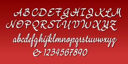 Meridia Script Font Poster 3