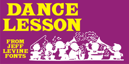 Dance Lesson JNL Font Poster 1