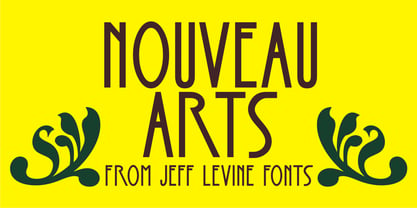 Nouveau Arts JNL Font Poster 1