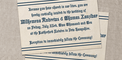 MFC Hills Medieval Font Poster 2