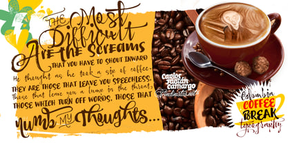 CoffeeBreak Font Poster 5