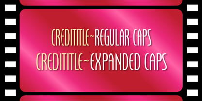 Credititle Font Poster 4