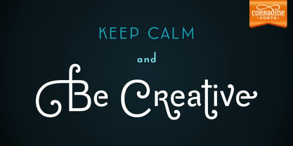 Be Creative Font Poster 9