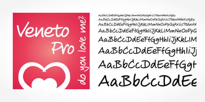 Veneto Handwriting Pro Font Poster 1
