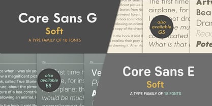 Core Sans DS Font Poster 7