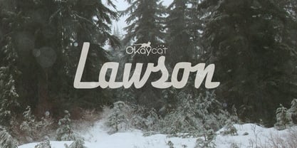 Lawson Font Poster 1