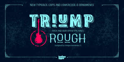 Triump Rough Font Poster 1