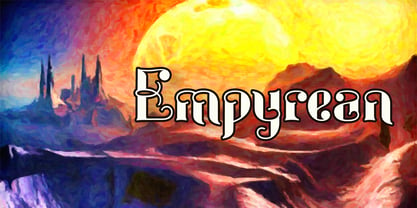 Empyrean Font Poster 2
