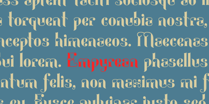 Empyrean Font Poster 4