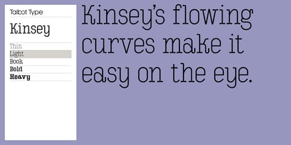 Kinsey Font Poster 4