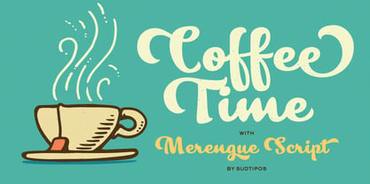 Merengue Script Font Poster 14