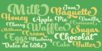 Merengue Script Font Poster 3