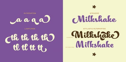 Merengue Script Font Poster 7