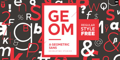 XXII Geom Font Poster 1