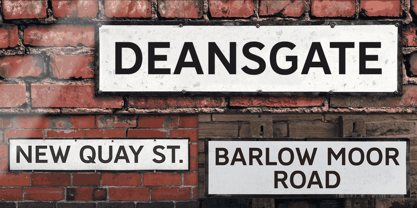 Deansgate Font Poster 4