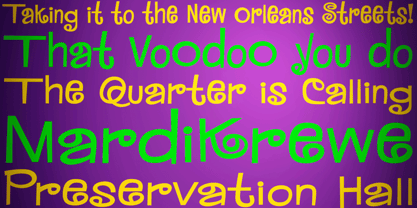 MardiKrewe PB Font Poster 2