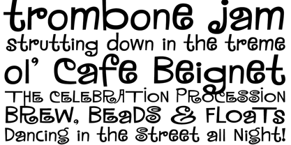 MardiKrewe PB Font Poster 4