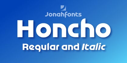 Honcho Font Poster 1