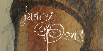 fancyPens Font Poster 1