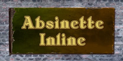 Absinette Font Poster 1