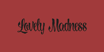 Lovely Madness Font Poster 3