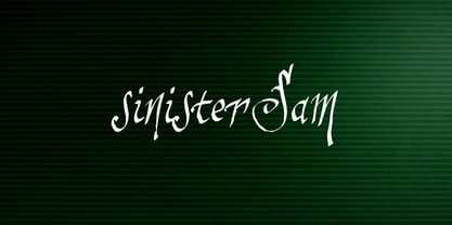 SinisterSam Font Poster 1