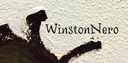 WinstonNero Font Poster 1