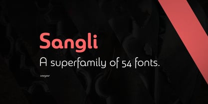 Sangli Font Poster 1
