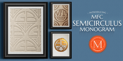 MFC Semicirculus Monogramme Police Poster 1
