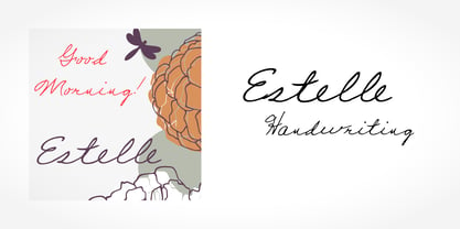 Estelle Handwriting Fuente Póster 5