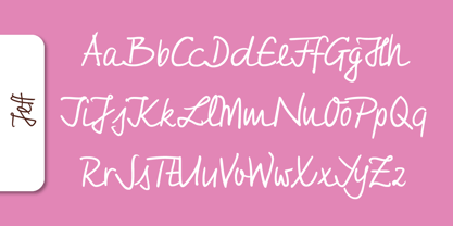 Jeff Handwriting Pro Font Poster 4