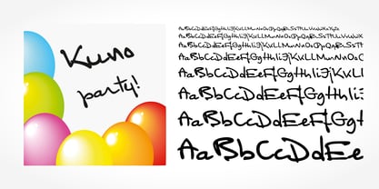 Kuno Handwriting Fuente Póster 1