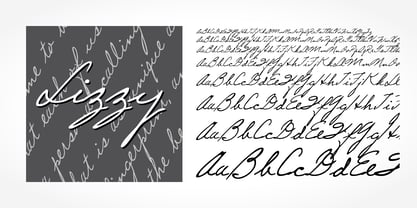 Lizzy Handwriting Font Poster 1