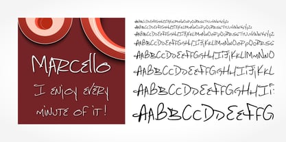 Marcello Handwriting Font Poster 1