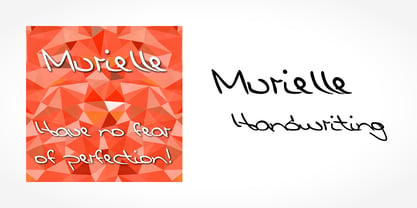 Murielle Handwriting Font Poster 5