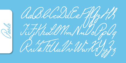 Paolo Handwriting Font Poster 4