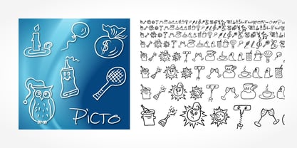 Picto Handwriting Font Poster 1