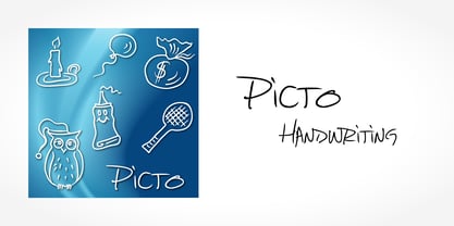 Picto Handwriting Fuente Póster 5