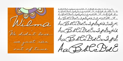 Wilma Handwriting Font Poster 1