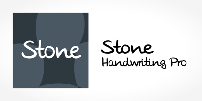 Stone Handwriting Pro Fuente Póster 5