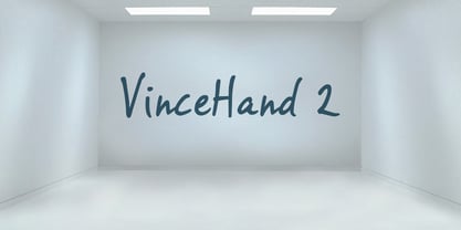 vinceHand II Font Poster 1