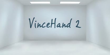 VinceHand II Font Poster 1