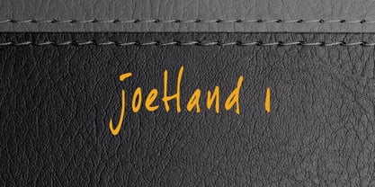 joeHand 1 Font Poster 1