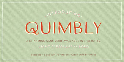 Quimbly Font Poster 1
