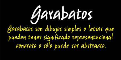 Garabato Font Poster 5